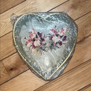Heart-Shaped Floral box (1”w) by Katherine’s Collection
